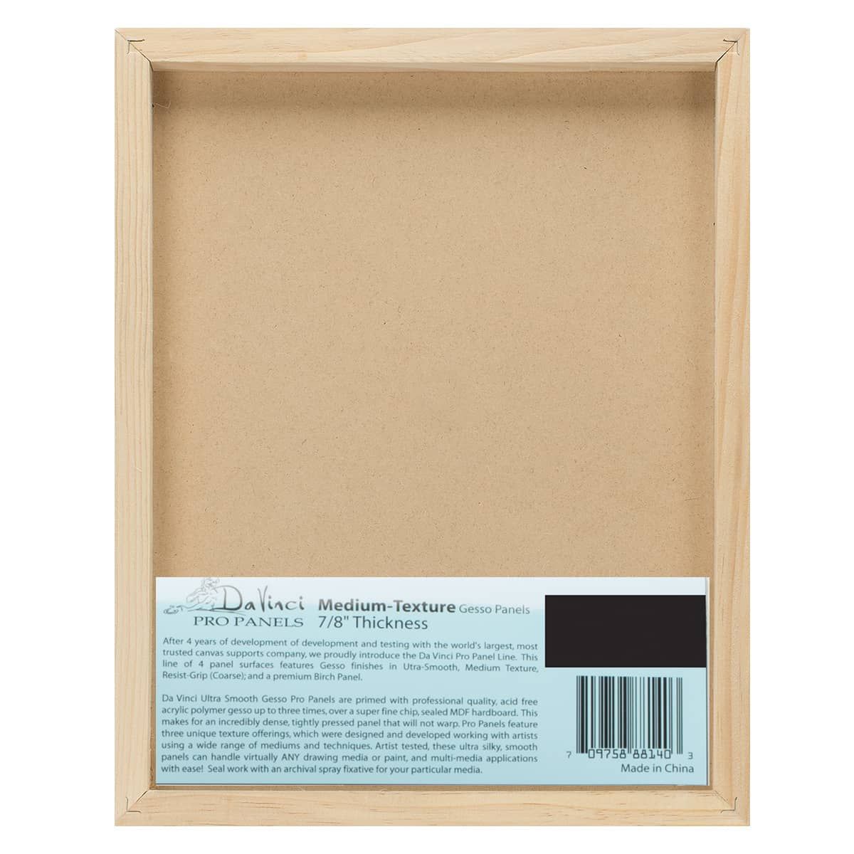 Da Vinci Pro Medium Textured Gesso Panels Sampler Pack 4x6 In Jerry's Artarama