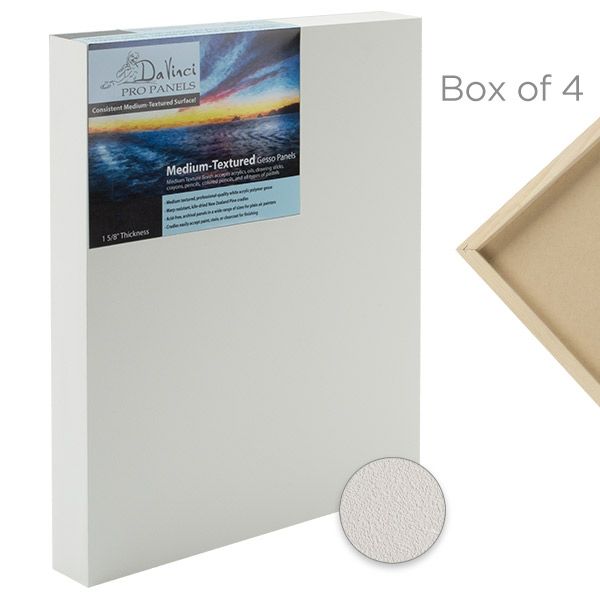 Da Vinci Pro Medium Textured Panel  12"x16", 1-5/8" Deep (Box of 4)