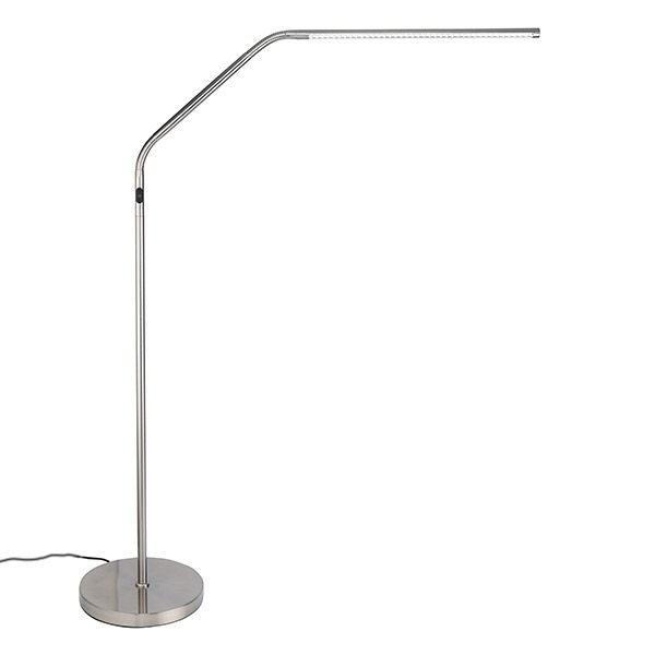 Daylight Slimline LED Floor Lamp Silver - U35117