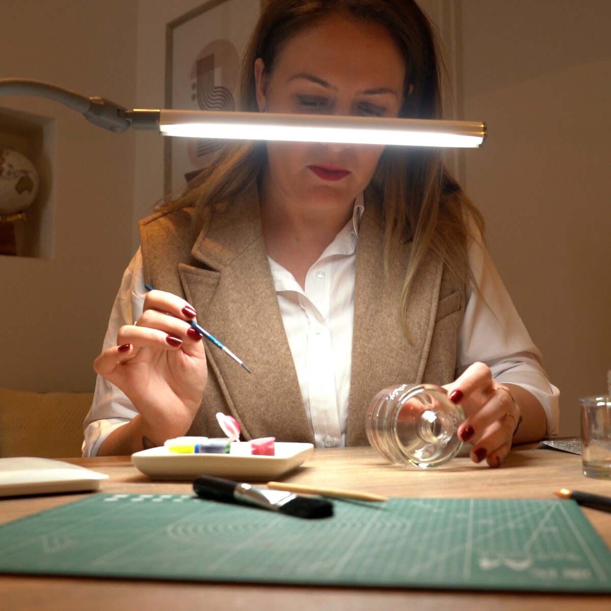 Lampada LED Daylight UnoPro Floor – Luce Giorno 6000K, 4 Livelli, Braccio Flessibile, 1145 Lux A 30 Cm