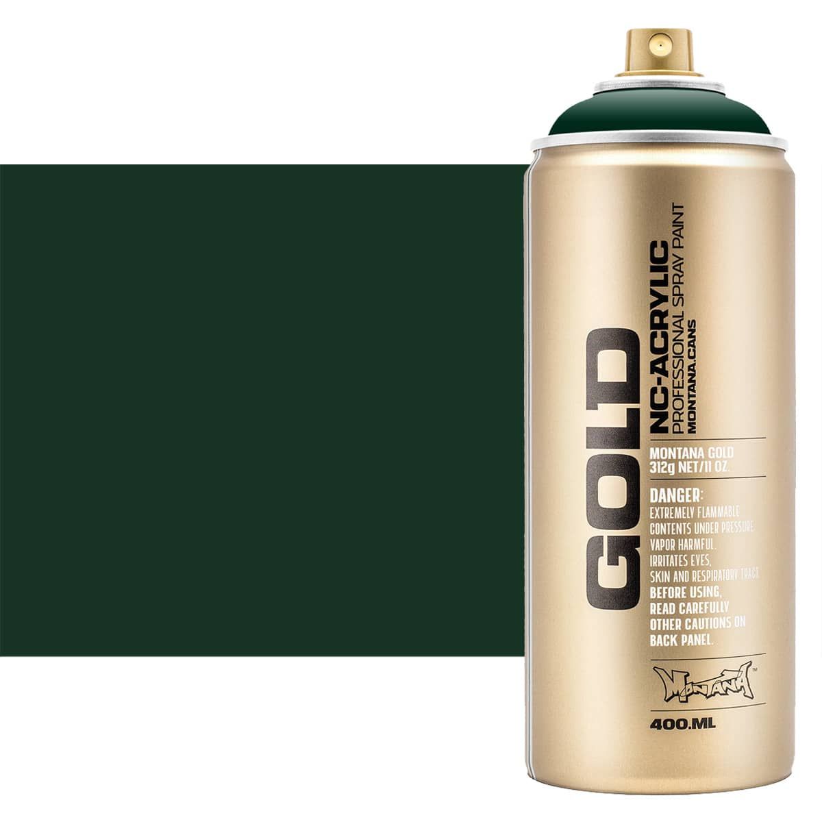 Montana GOLD Acrylic Professional Spray Paint 400 ml - Deep Forest