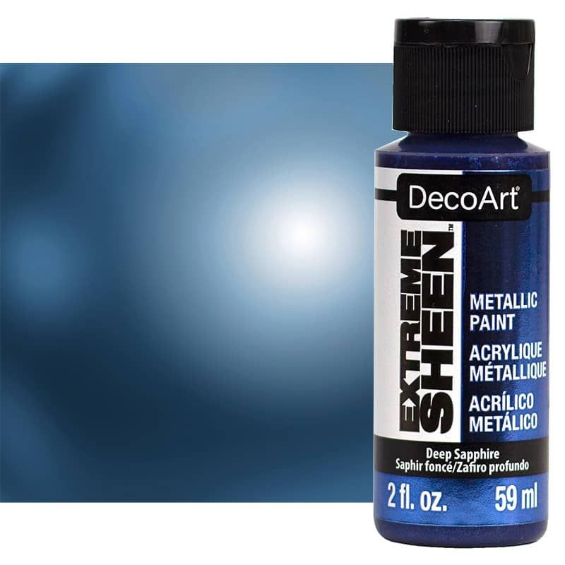 Decoart Extreme Sheen 2Oz Deep Sapphire Jerry's Artarama