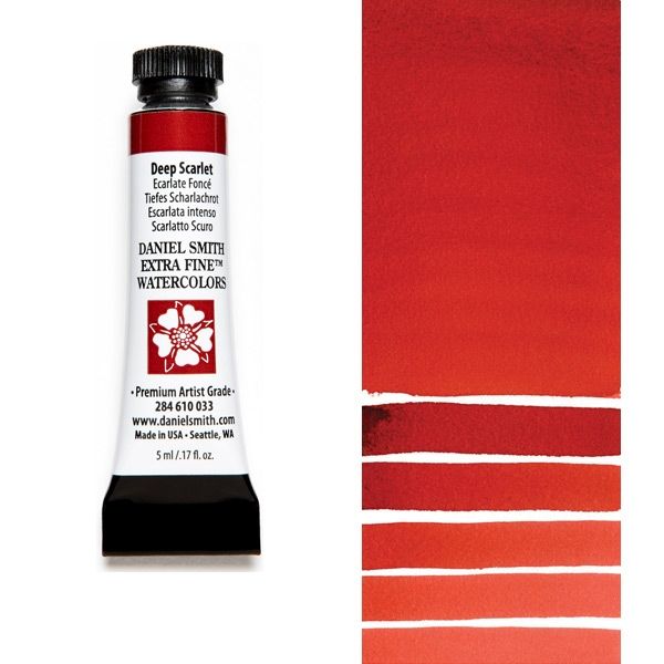 Daniel Smith Watercolor 5 ml Deep Scarlet