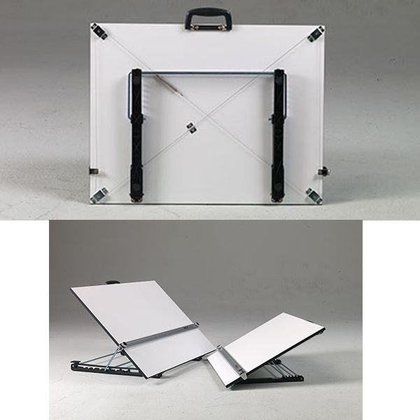 Martin Pro-Draft Deluxe Drawing Board with Parallel Straight Edge and  Adjusto-stand 18x24 (U