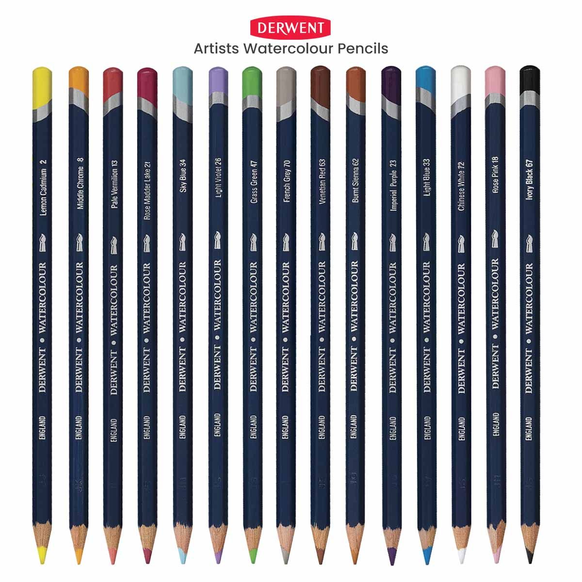 Derwent Artists Watercolour Pencils