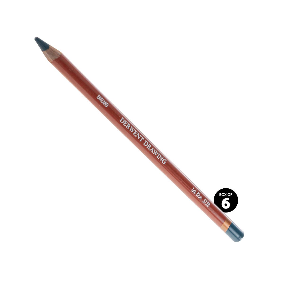 Derwent Drawing Pencils Ink Blue (Box of 6) Jerry's Artarama