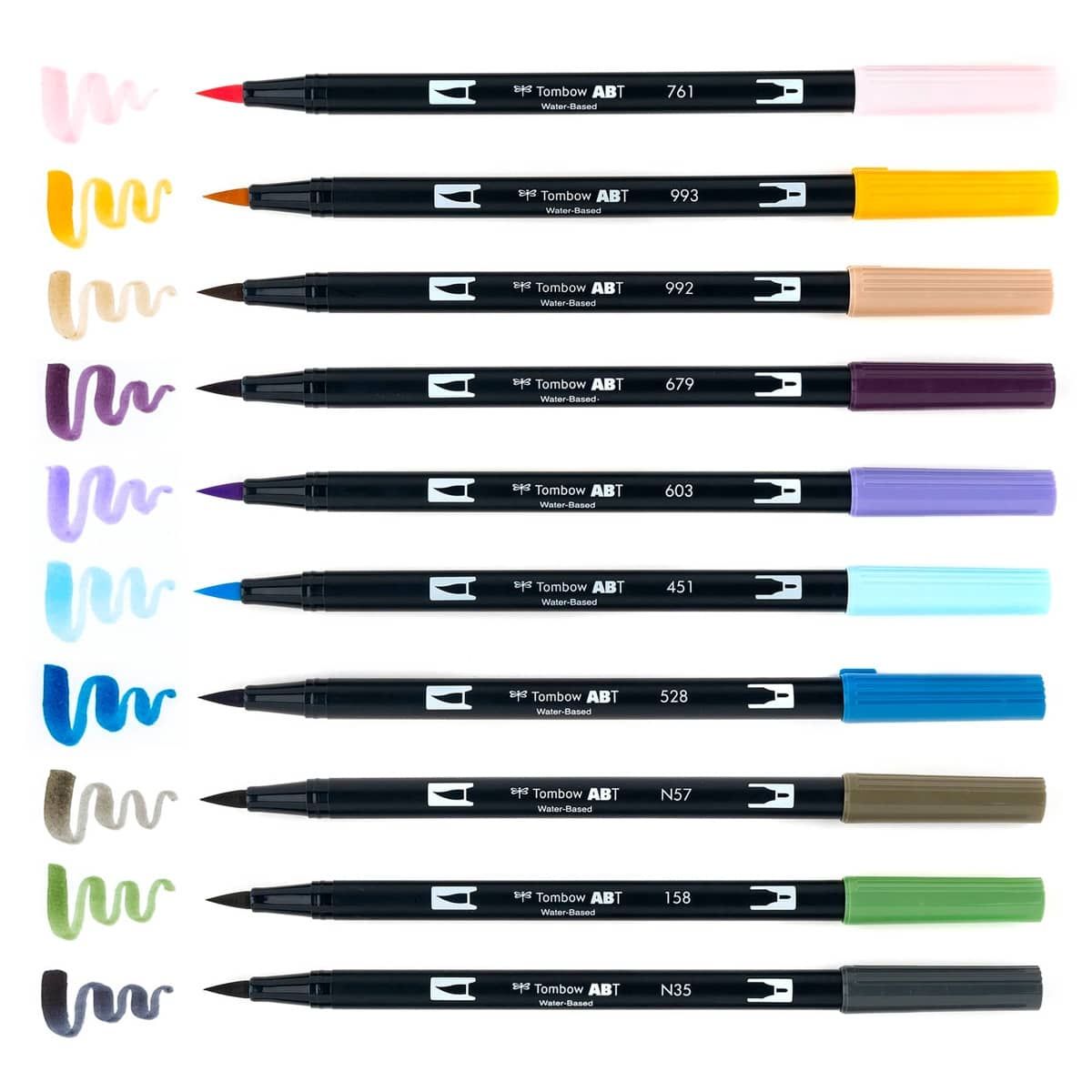 Tombow Dual Brush Pens 108-Color Set in Marker Case - 9844371