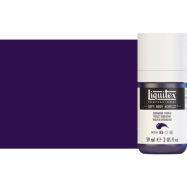 Liquitex Professional Soft Body Acrylic 2oz Dioxazine Purple