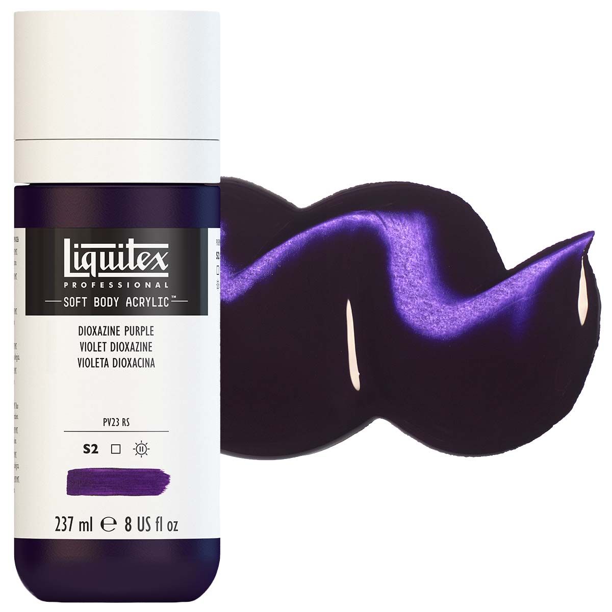 Liquitex Professional Soft Body Acrylic - Dioxazine Purple, 8oz