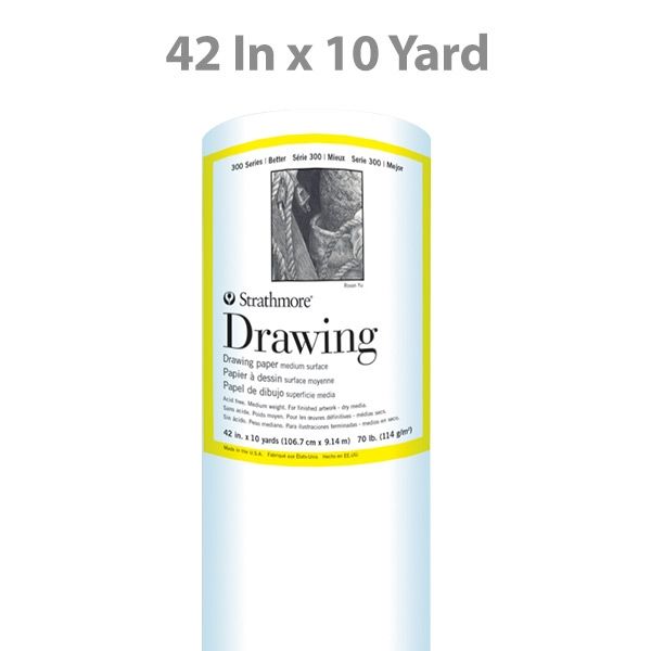 Strathmore Paper Roll 300 Drawing 42"x10 Yd Roll