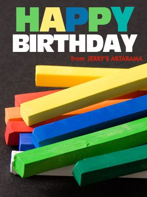 Birthday Art e-Gift Card - Chalk eGift Card