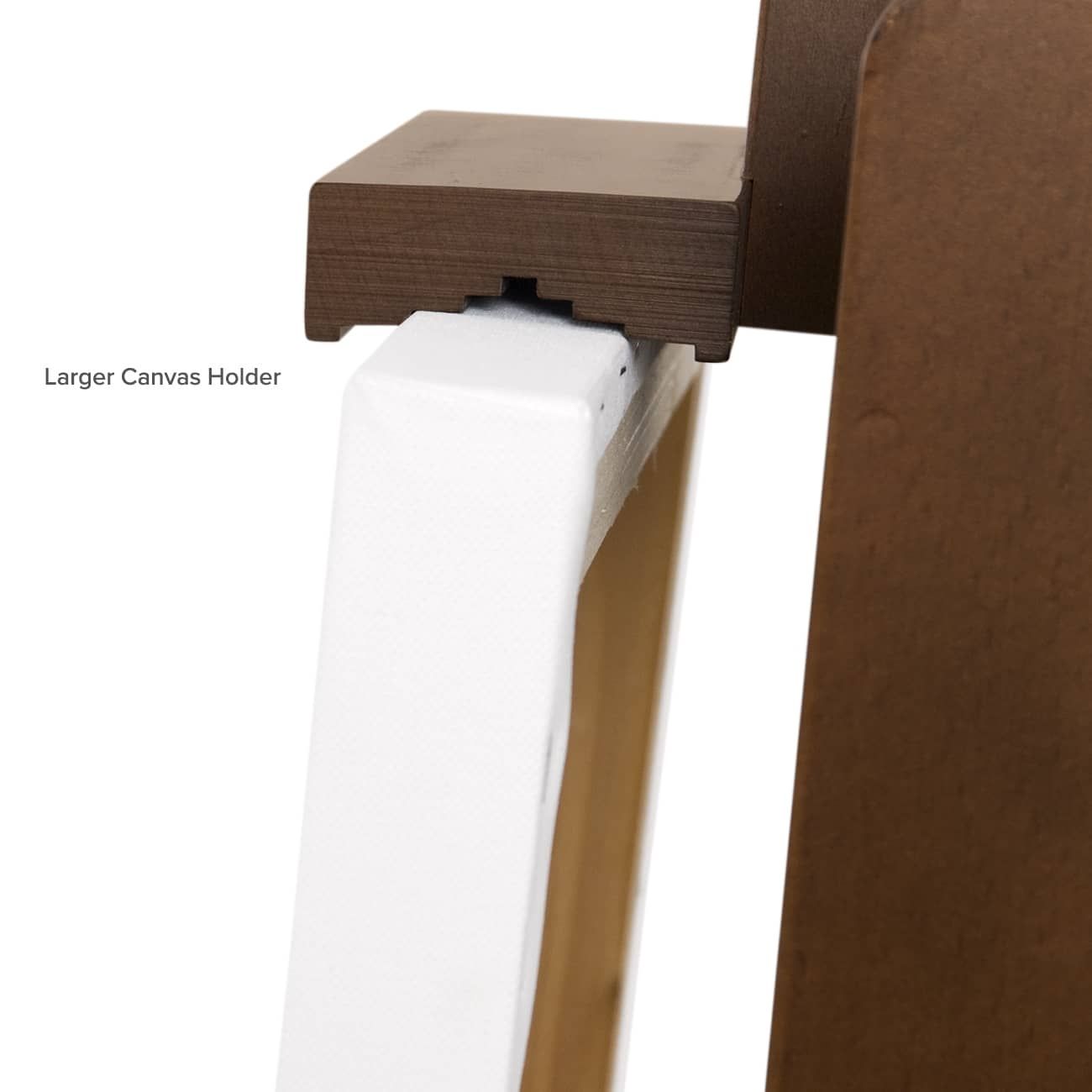 Three canvas holders allow for quick canvas set up - Larger Canvas Holder