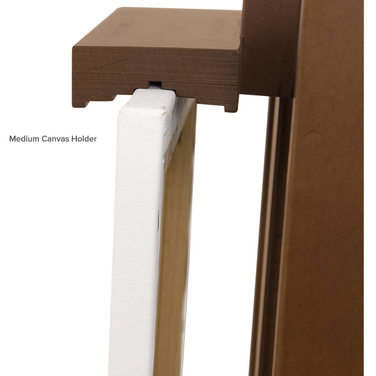 Three canvas holders allow for quick canvas set up - Medium Canvas Holder