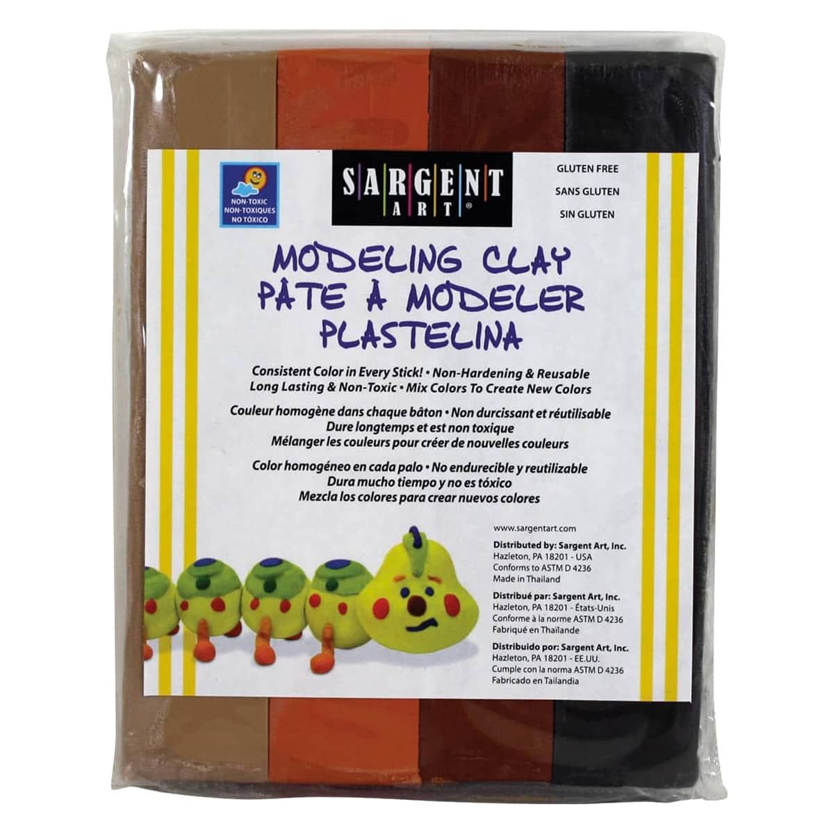  Sargent Art Brown Clay, 5 Pound, Non-Hardening and