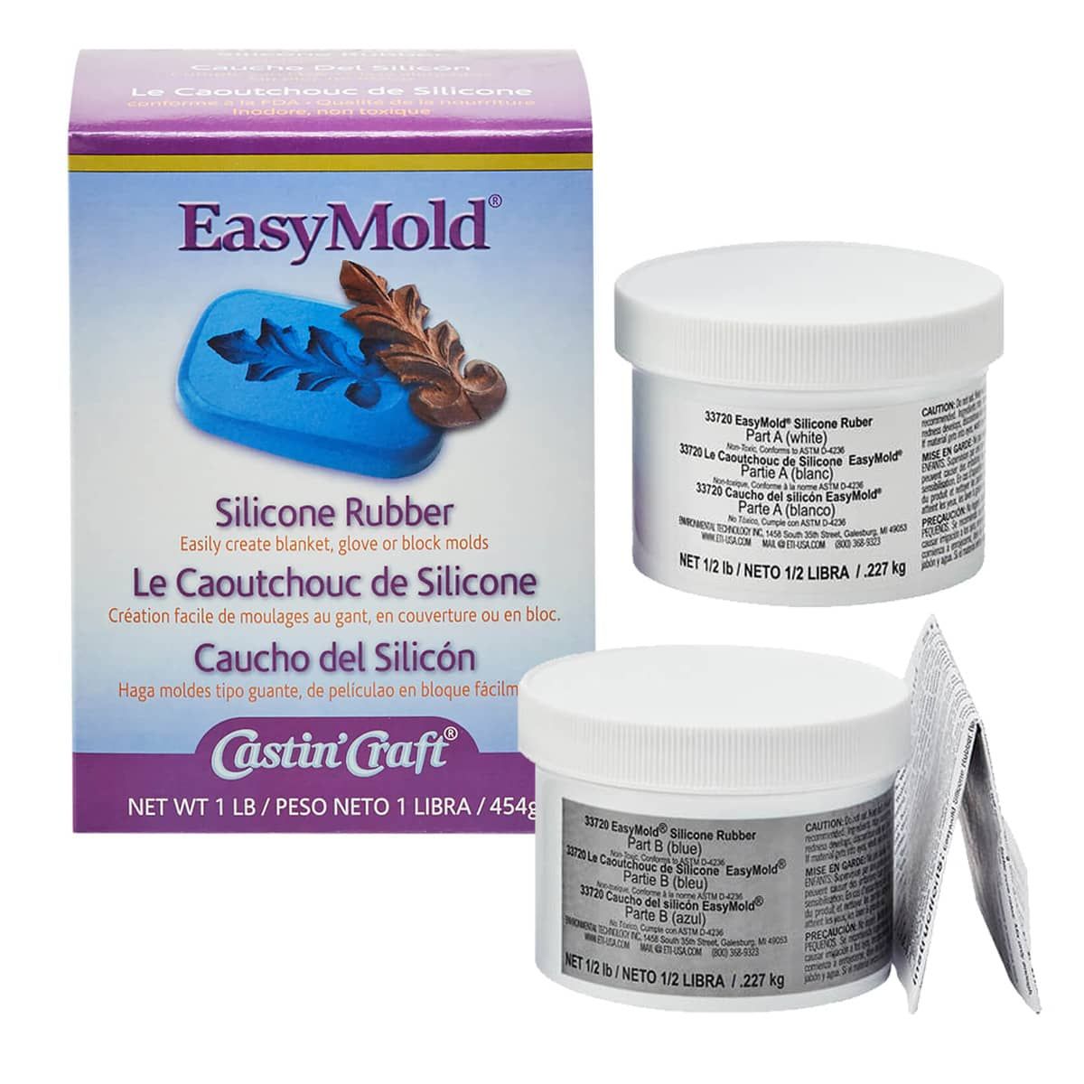 Castin'Craft EasyMold Silicone Rubber, 1 lb. Kit