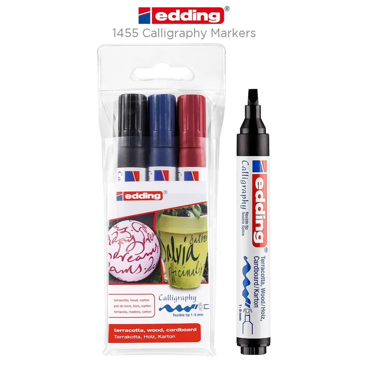 Edding 1455 Calligraphy Markers Jerry's Artarama