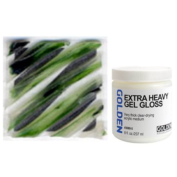 GOLDEN Acrylic Gel Mediums Extra Heavy Gel Gloss 8 oz Jerry's Artarama