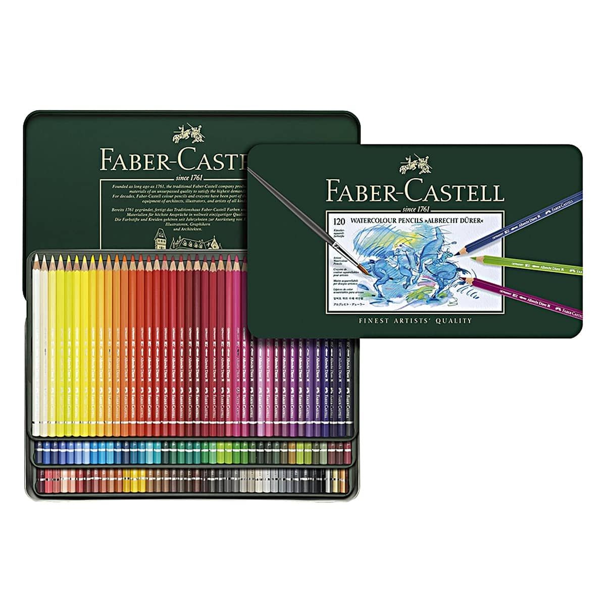 Faber-Castell Albrecht Durer Watercolor Pencils - Set of 120, Wood