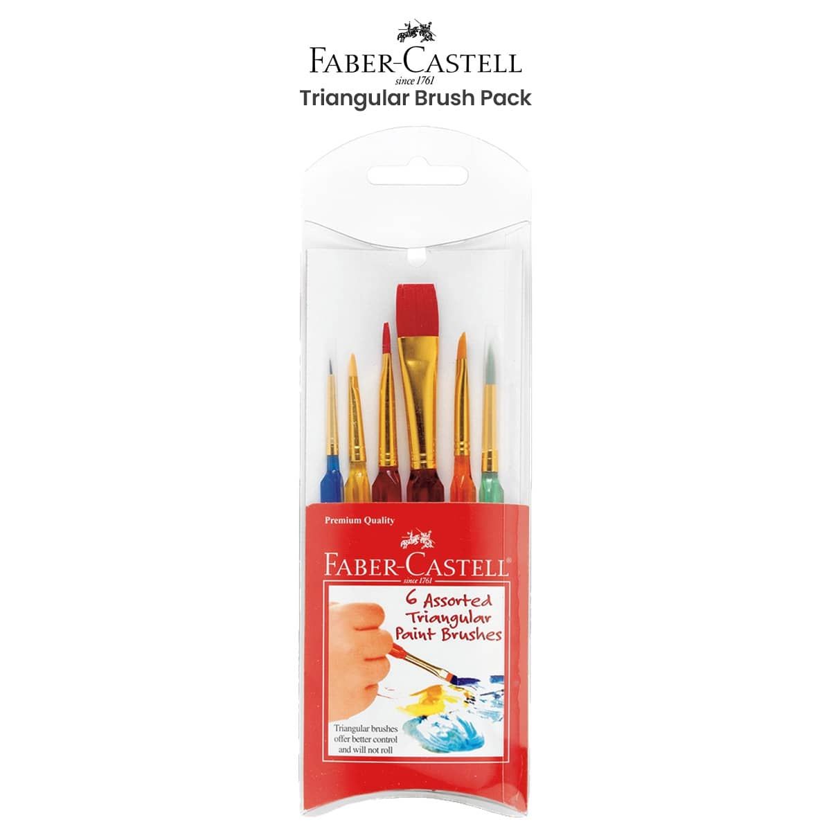 Faber-Castell Triangular Brush Pack