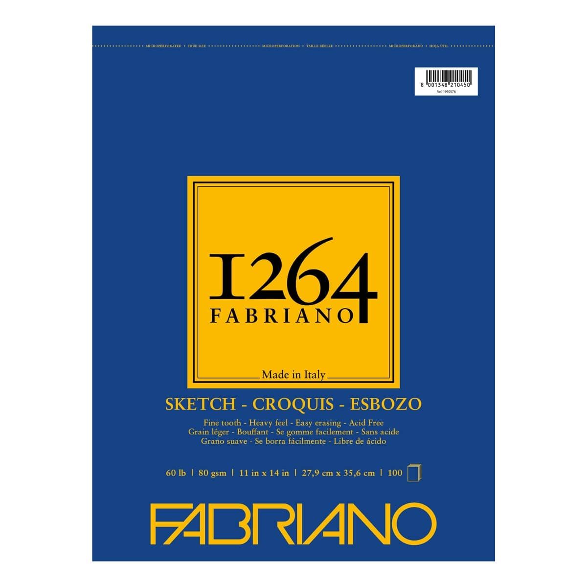 Fabriano 1264 Spiral Sketch Pad - 11x14