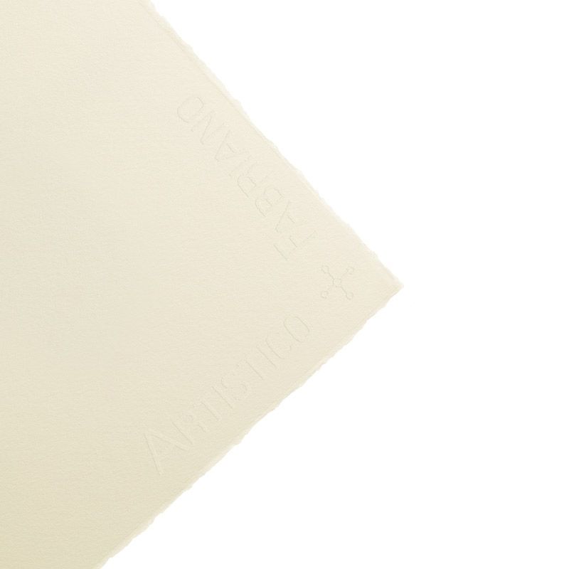 Fabriano Artistico 4-Deckle 140lb 55in x 11yd Roll Traditional White Soft Press 