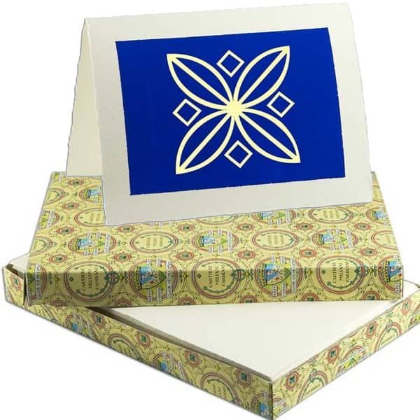 Complete range of elegant blank cards and envelopes