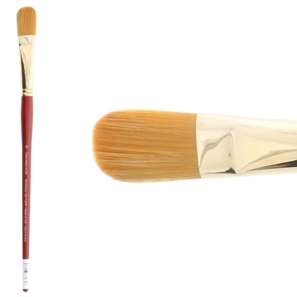 Grumbacher GoldenEdge Oil and Acrylic Brush Series 630 Filbert 12
