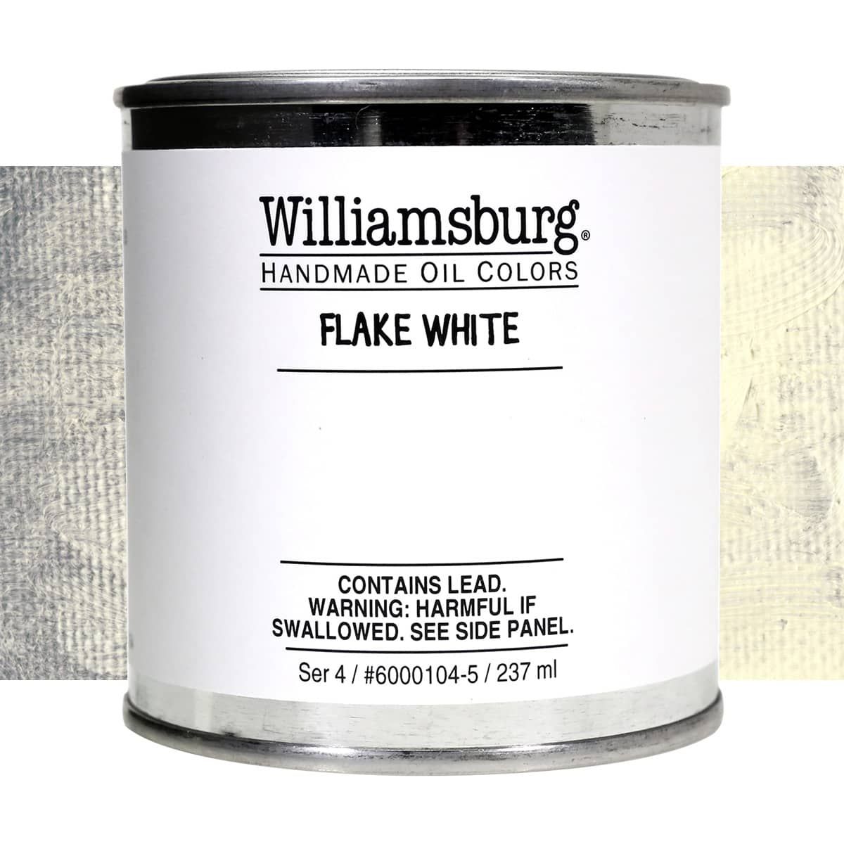 Williamsburg Handmade Oil Paint - Flake White, 237ml Can | Jerry's Artarama