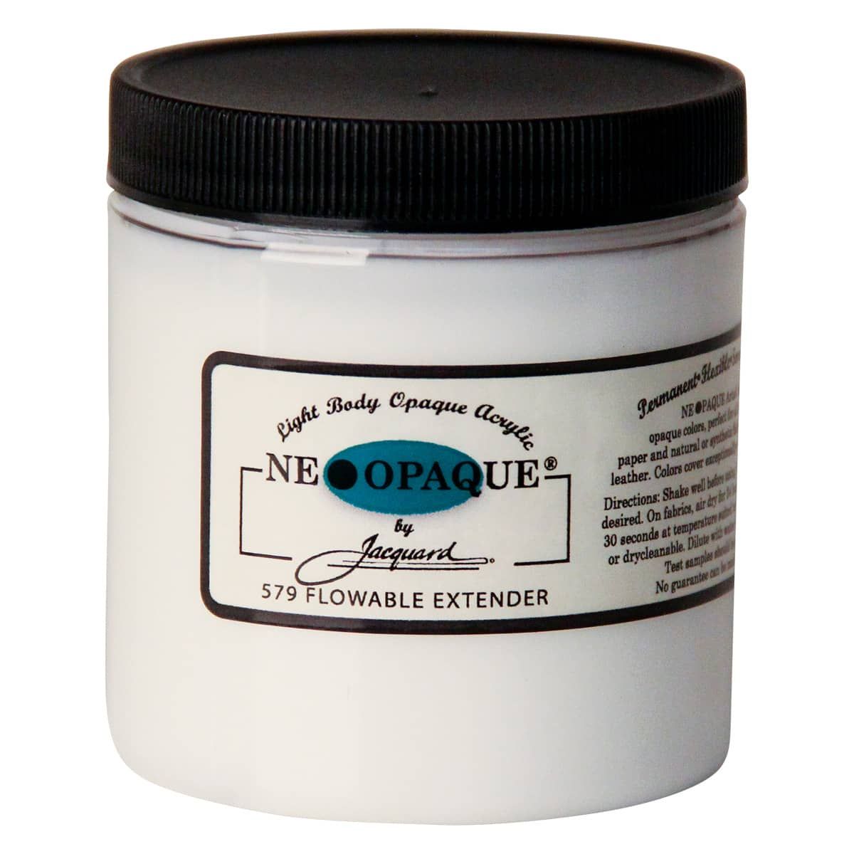Jacquard Neopaque Fabric Color Flowable Extender, 8oz Jar Jerry's