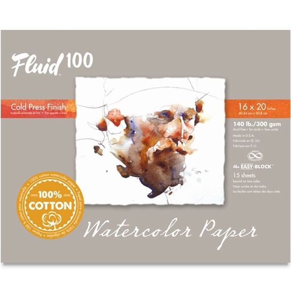 MISULOVE Watercolor Paper, White, 140 lb, 6.1x8.7 inch, 20 Sheets, Cold-Pressed, Acid-free, Ideal for Watercolor Painting and Wet Media, Textured