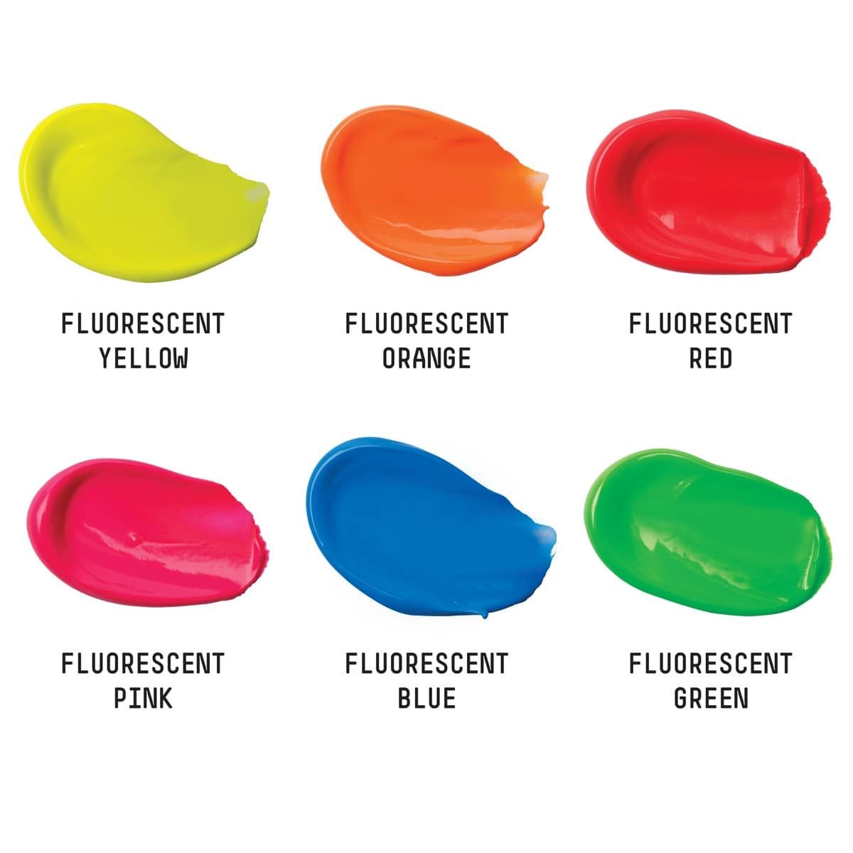 Fluorescent Colors Chart