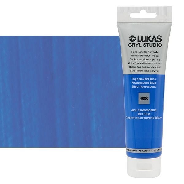 LUKAS CRYL Studio 125 ml Tube - Fluorescent Blue