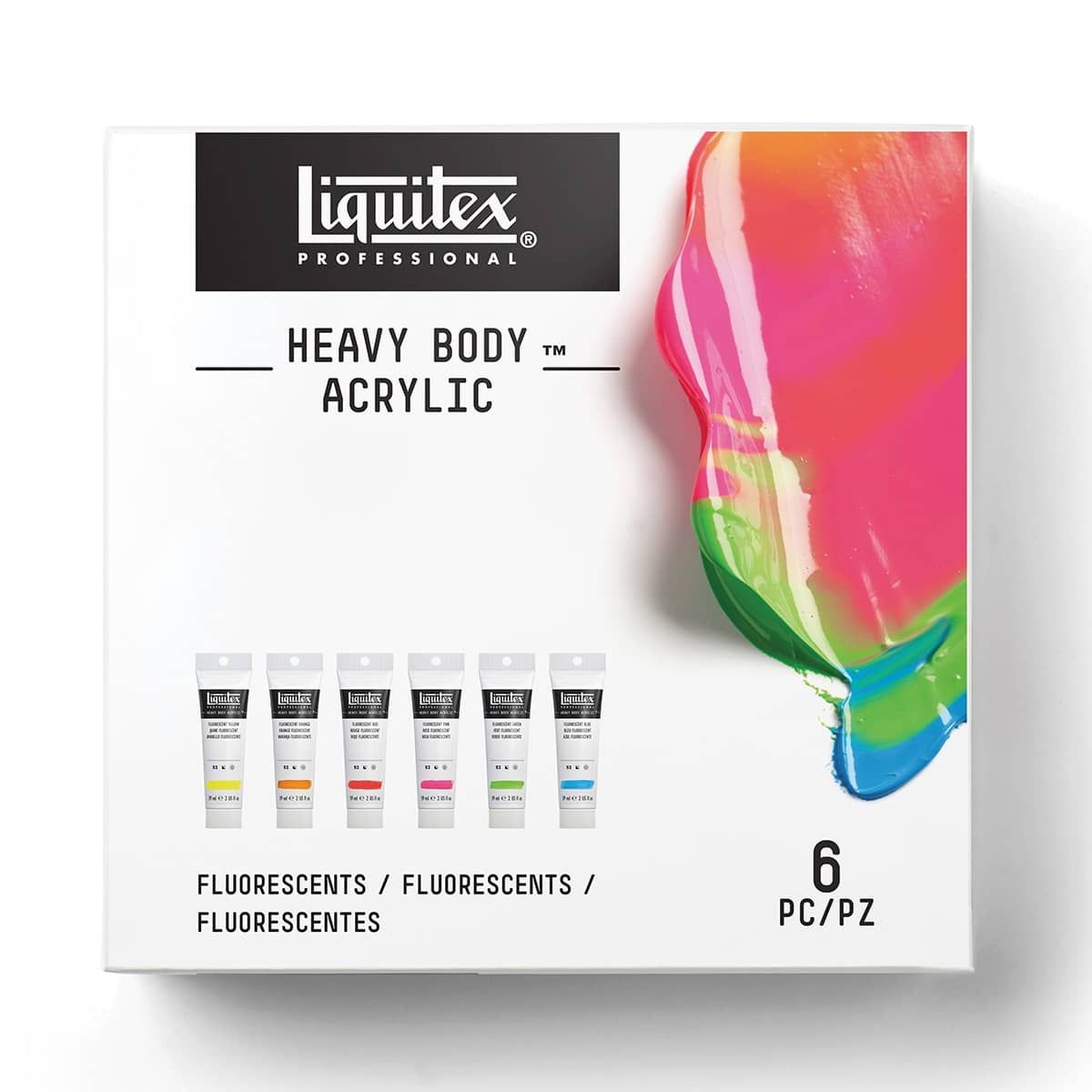 Liquitex Soft Body Acrylic Vs Heavy Body - see the difference