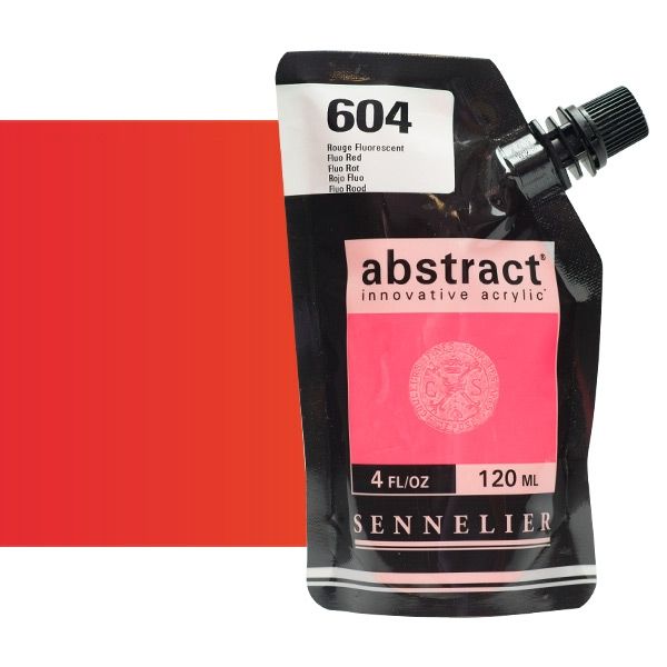 Sennelier Abstract Acrylic Fluorescent Red 120ml