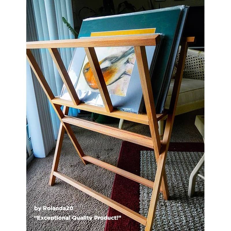 Creative Mark Folding Wood Large Print Rack - Perfect for Display of  Canvas, Art, Prints, Panels, Posters, Art Gallery Shows, Storage Racks