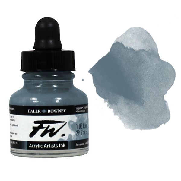 Daler-Rowney FW Acrylic Water-Resistant Artist Ink 1oz Lemon