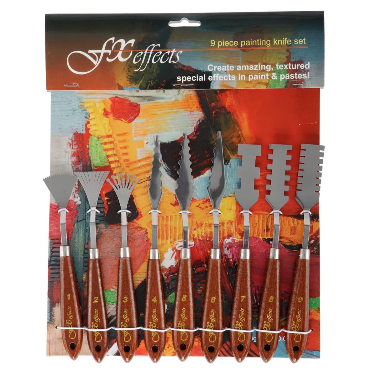 FX Effects Palette Knives Set of 9
