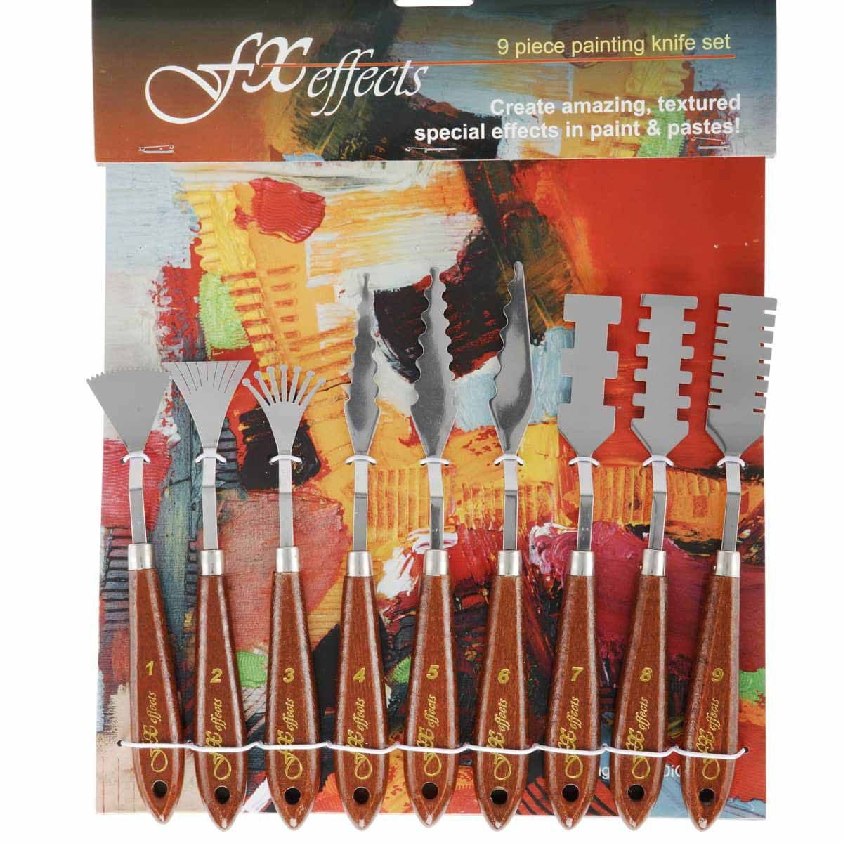 Special Effects Palette Knives Set of 9