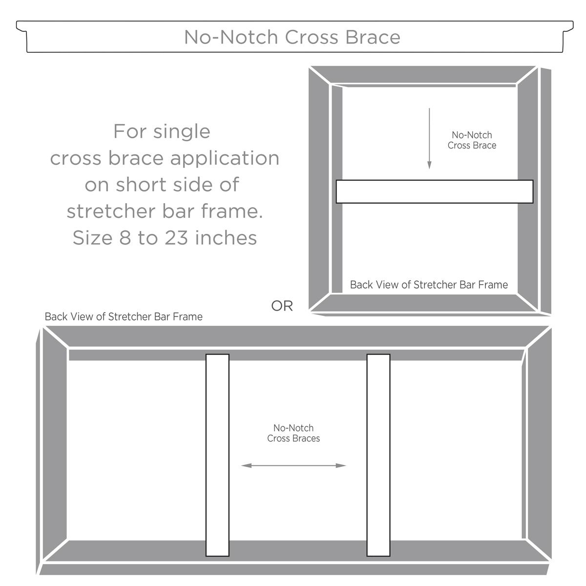 No-Notch cross braces