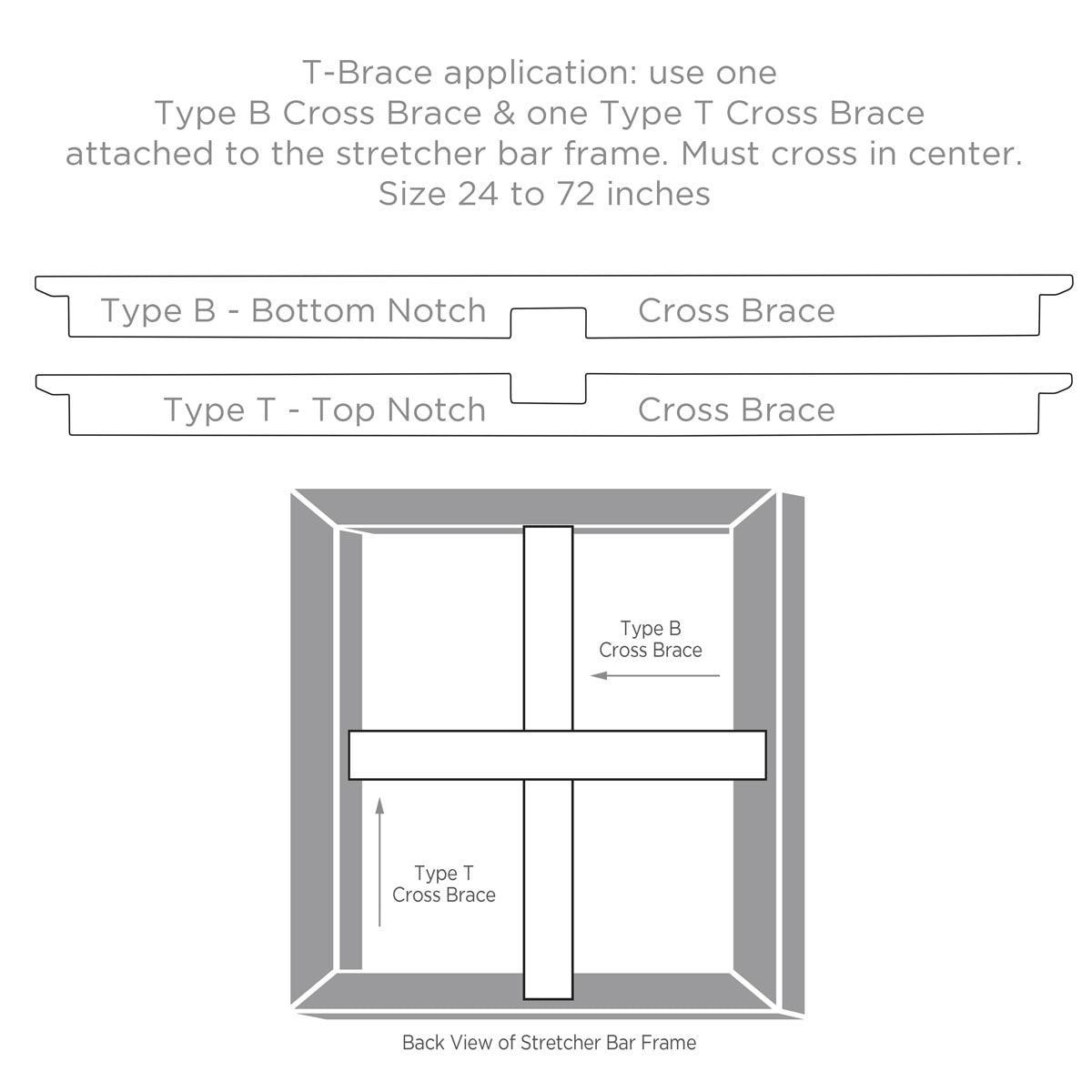 T-Brace cross brace example