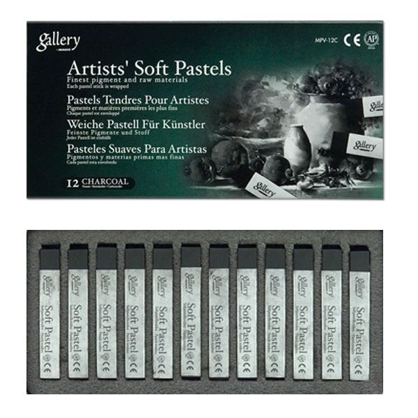 Micador for Artists Soft Pastels Square 12 Pack