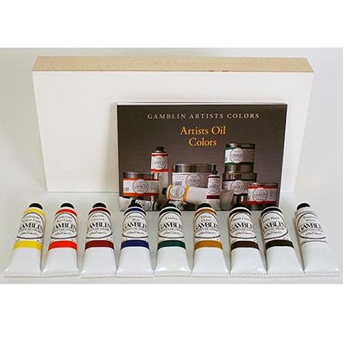 Gamblin Artist Oil Paint Set for Professionals - Cool White - 150ml Tubes -  2 Pack