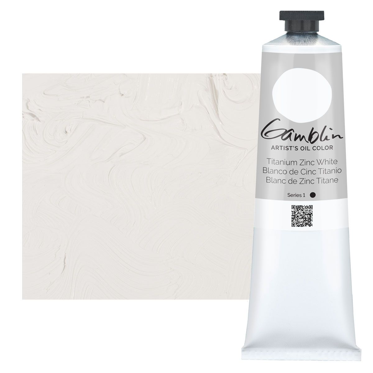 Gamblin Artists Oil Titanium Zinc White, 150ml Tube Jerry's
