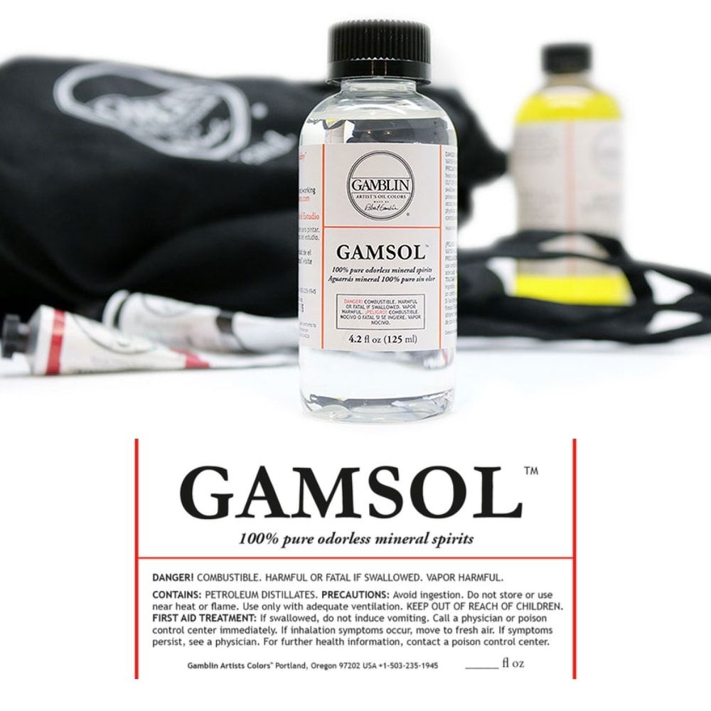 GAMSOL Odorless Mineral Spirits - 1 L (33.8 fl oz.)