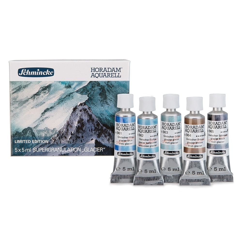 Schmincke Horadam Super Granulating Watercolor 5ml Glacier Set Of 5 Colors