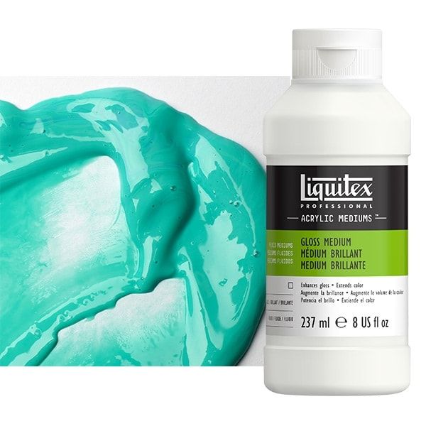 Liquitex Acrylic Fluid Mediums Gloss & Varnish 8 oz Jerry's Artarama