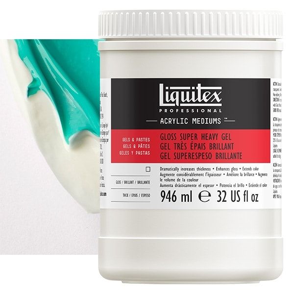 Liquitex Acrylic Gel Medium Super Heavy Gloss, 32 oz Jerry's Artarama