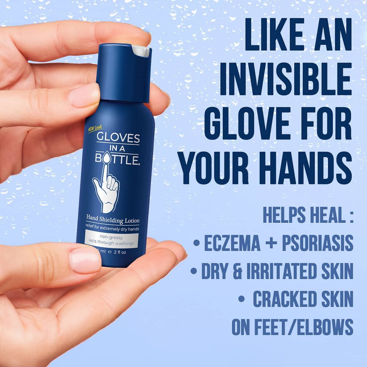 Relieve Contact Dermatitis with Gloves In A Bottle (Shielding Lotion)