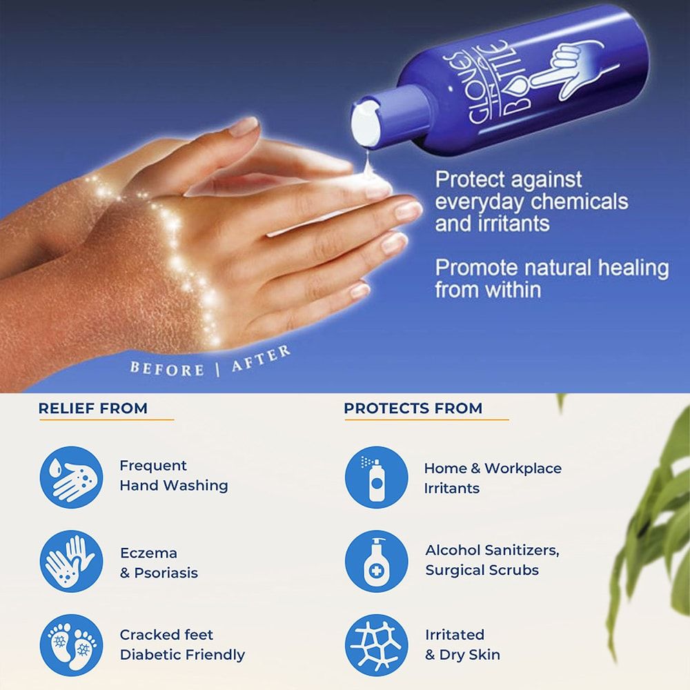 gloves in a bottle 100% safe hand barrier cream