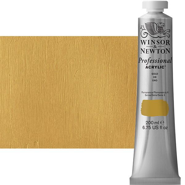 Winsor & Newton Professional Acrylic Gold 200 ml